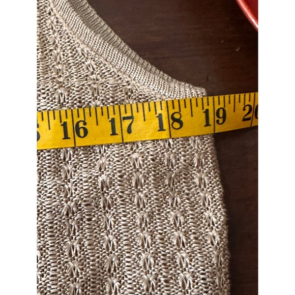 Lauren Ralph Lauren NWT SZ XL Gold Knit Sleeveless Maxi Dress Side Slits Ribbed - Picture 13 of 16